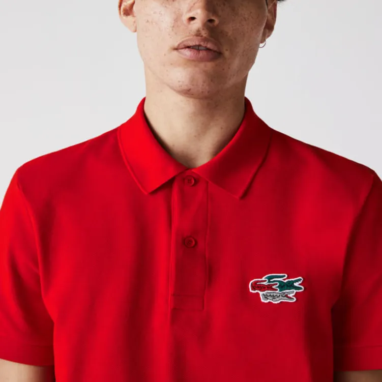 LACOSTE Polo Shirts Men Red-3