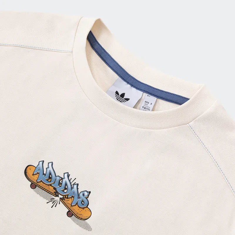 Adidas Originals T Shirt Unisex Pink White-5