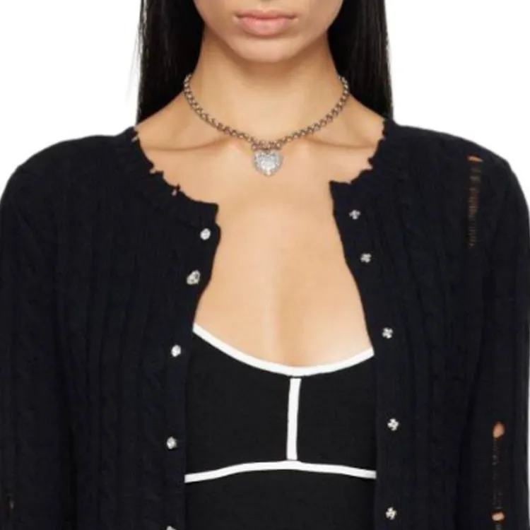 JUSTINE CLENQUET Heart Necklace-2