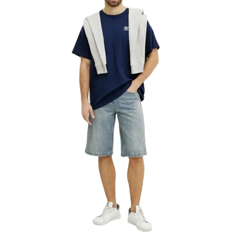 Adidas Wide leg Denim Shorts-2
