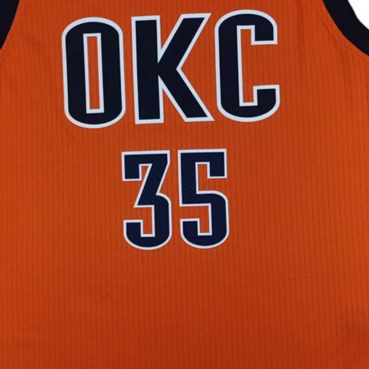 Adidas x NBA Oklahoma Thunder KD Basketball Jerseys Men's Red-2