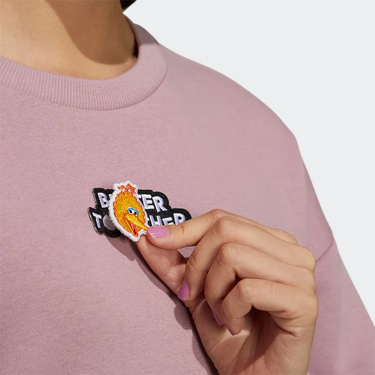Sesame Street X Adidas Neo Sesame Street Co branded Collection Sweatshirts Women's Purple Pink-5