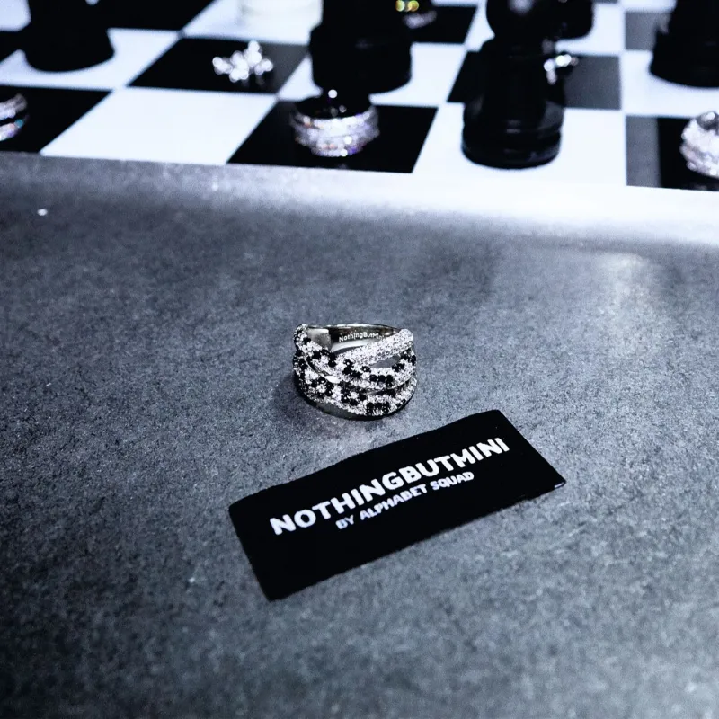 NothingButMini White Gold Plated Copper Rings Unisex-2