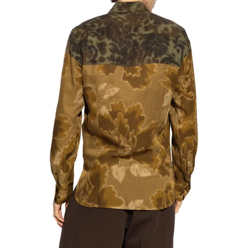 DRIES VAN NOTEN Carvies 9080 Floral Pattern Shirt-4