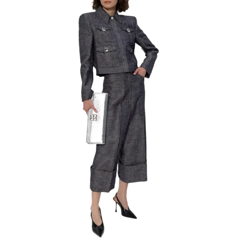 Givenchy 4G Buttoned Cropped Jacket-3