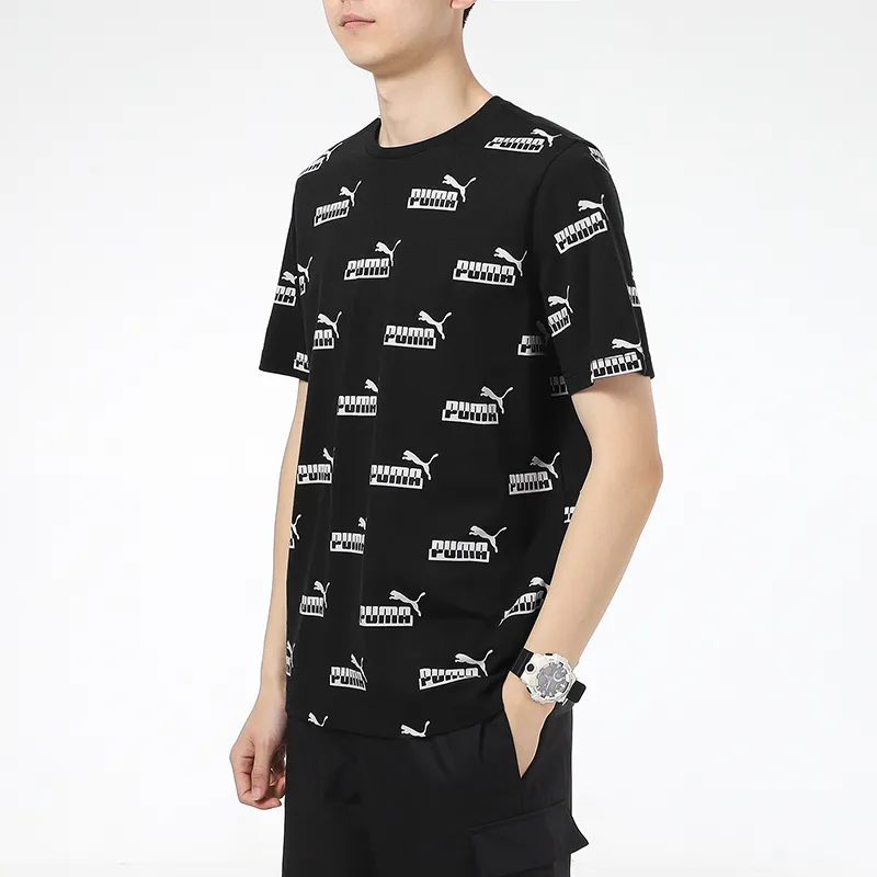 PUMA T-Shirt Men's 2 Pack Black-3