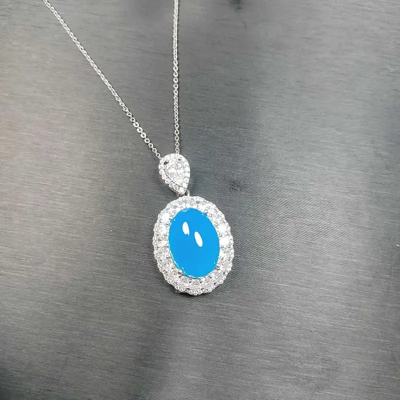 Gifts Chalcedony Necklaces Unisex-7