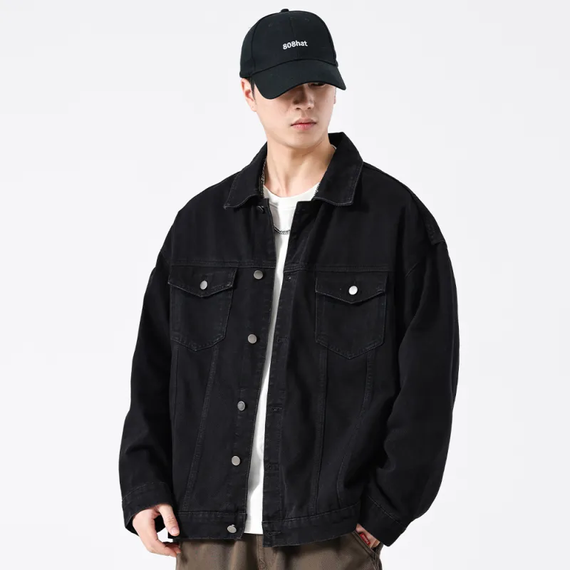 VALKOMM Denim Jacket Unisex Black-1