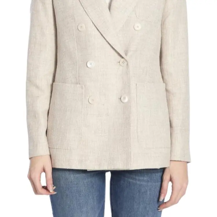 MaxMara Double Breasted Long Sleeved Jacket-4