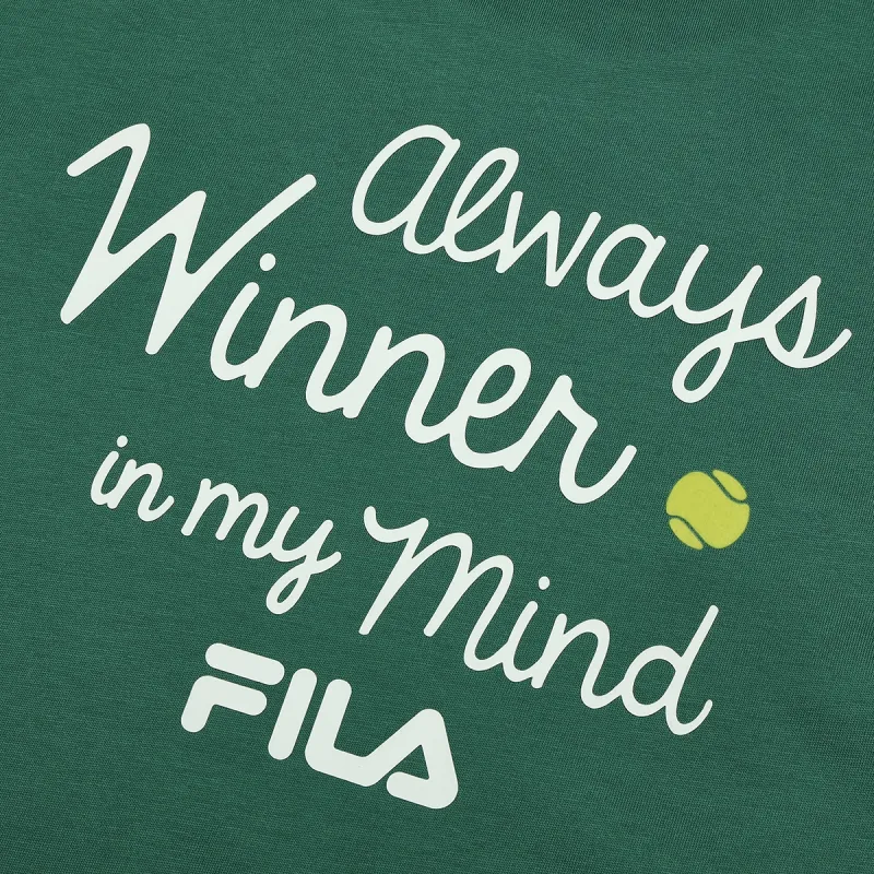 FILA T Shirt Women's Midsummer Green-4