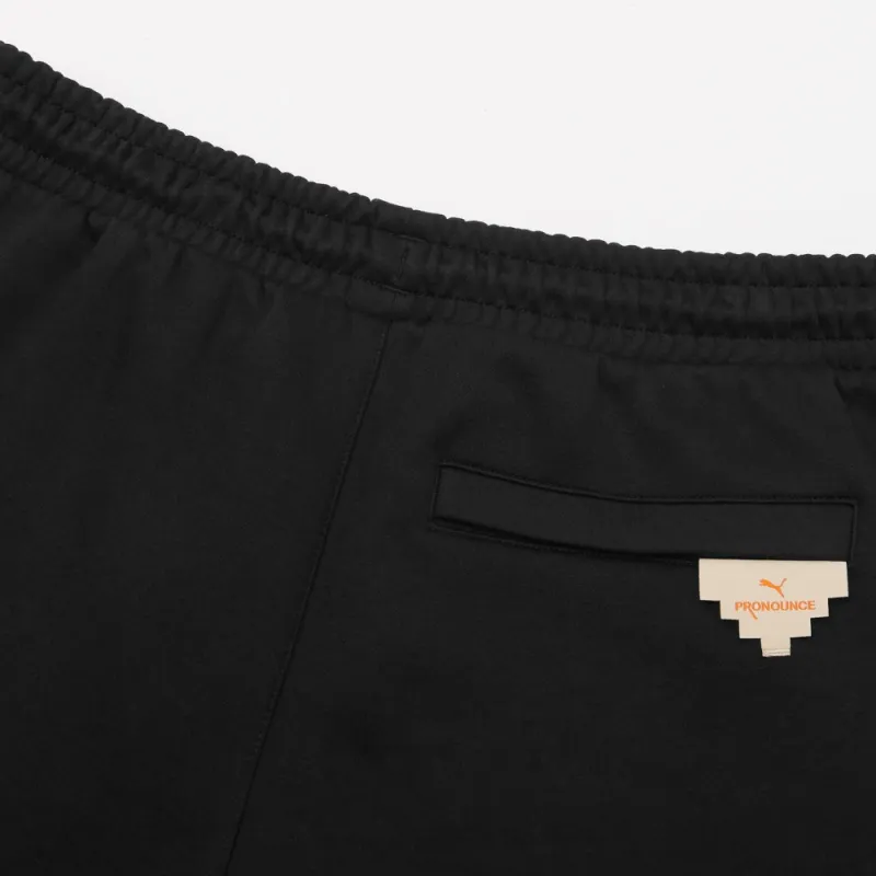 PUMA Knitted Sports Pants Unisex Black-5