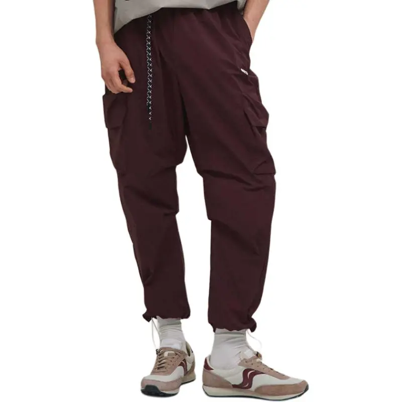 Saucony Cargo Pants Unisex Burgundy-2