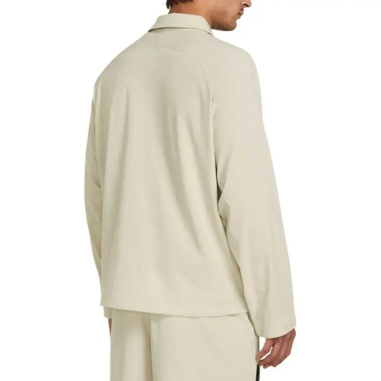 Under Armour Jackets Coats Men's Ecru-4