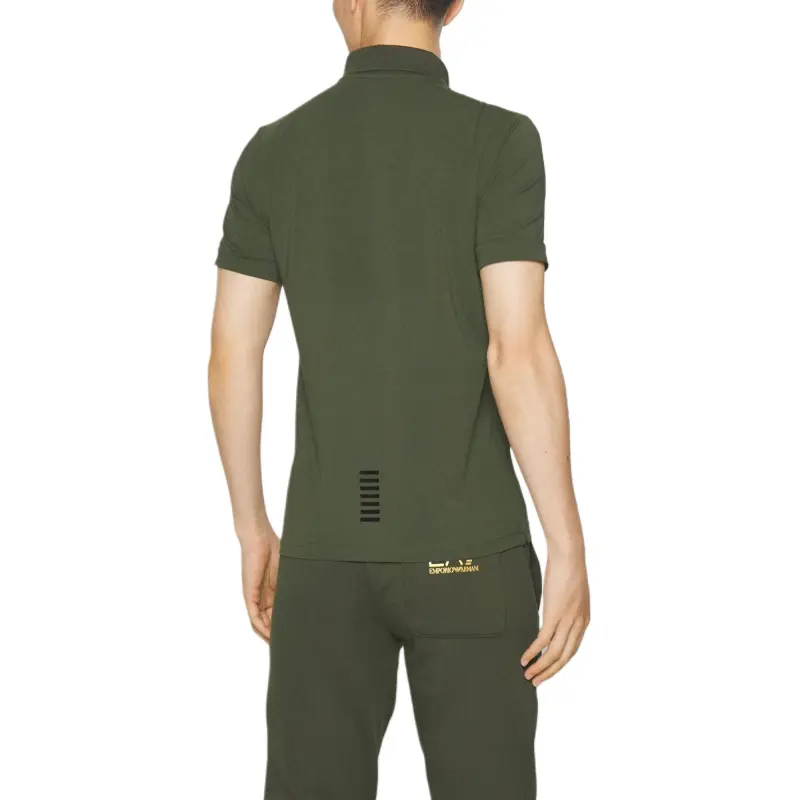EMPORIO ARMANI EA7 SS24 Polo Shirt Men's Green-5