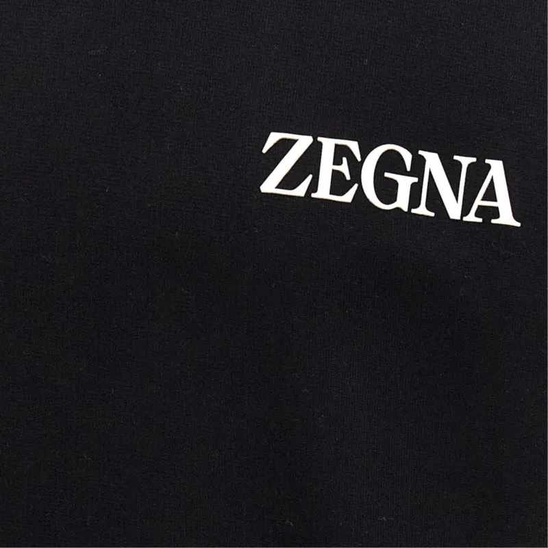 Ermenegildo Zegna Rubberized-logo Cotton Sweatshirt-2