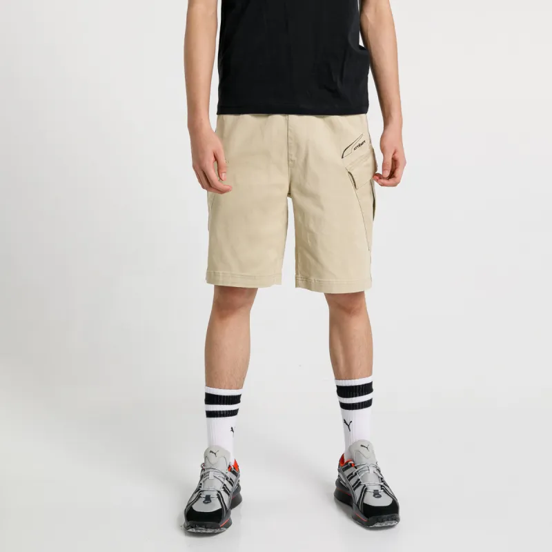 PUMA x ATTEMPT Casual Shorts Men's Gray Khaki Color-2
