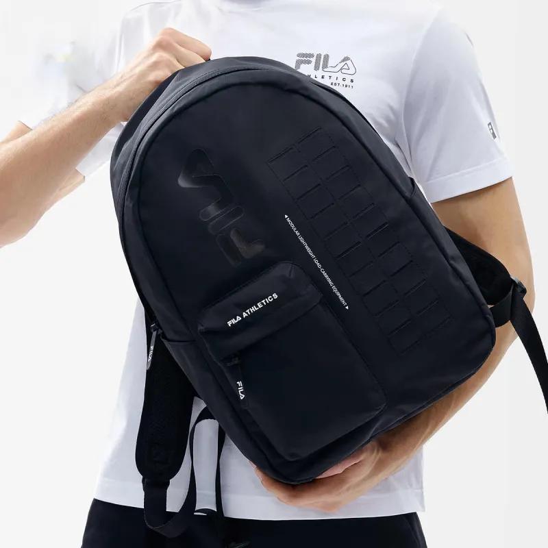 FILA Athletics Fabric Backpack Regular Unisex Pitch Black-3