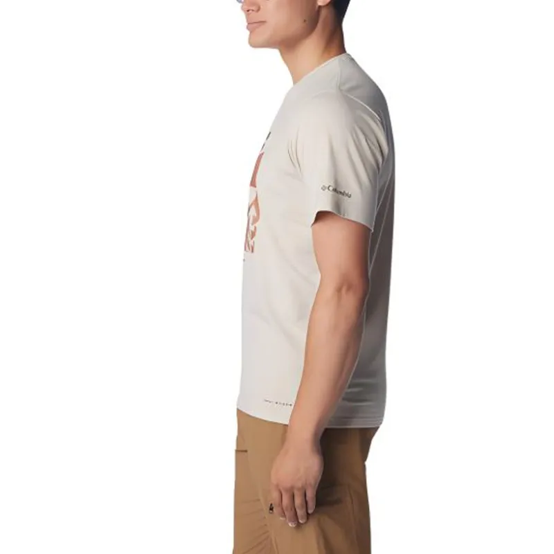 Columbia TrekSun Trek T Shirt Men's Stone Color-2