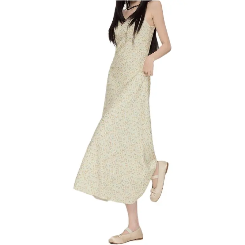 Concubine Zhu Sleeveless Dress Women's Yellow-2