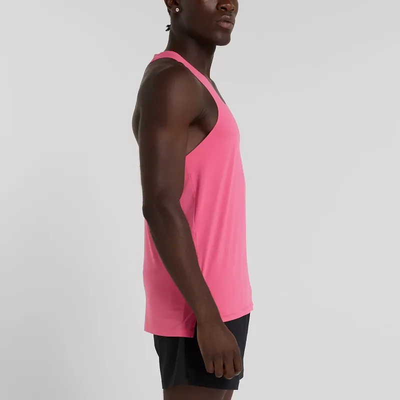 New Balance Tank Top Men's Dragon Fruit Red-4
