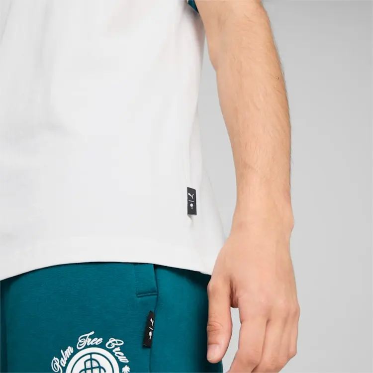 PUMA X Palm Tree Crew Men's Ringer Tee-5
