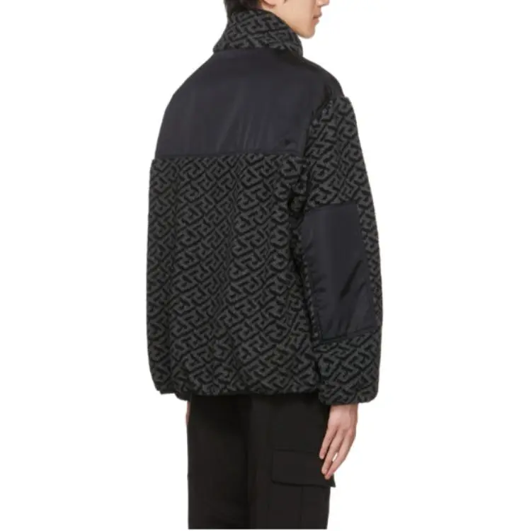 VERSACE Jackets Men Black-4