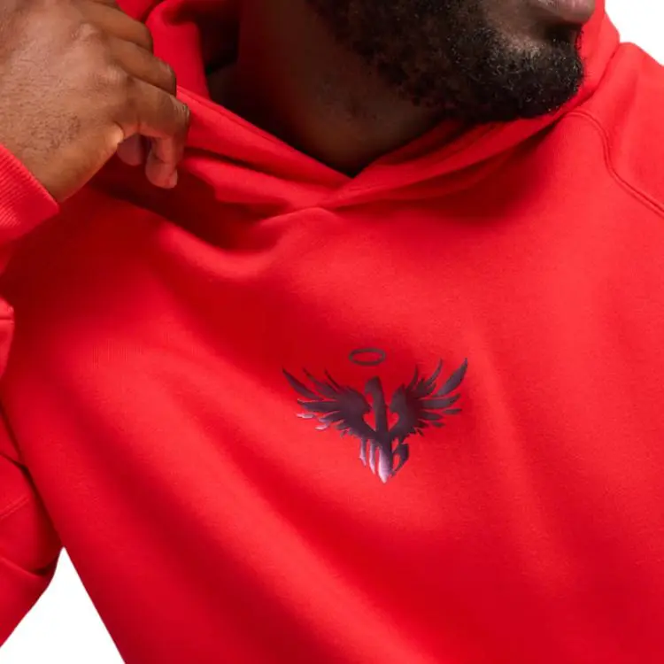 PUMA Melo Alwayz On Basketball Hoodie Sweatshirt Men's Red-3