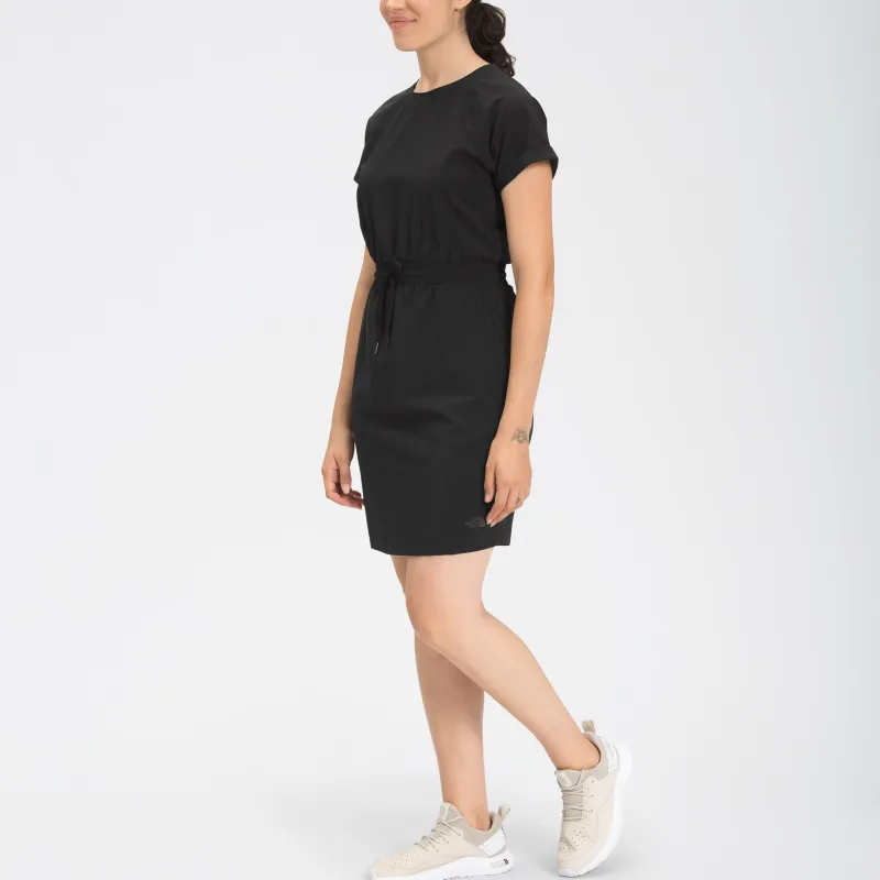 THE NORTH FACE NEVER STOP DRESS Short Sleeved Dresses Women's Black-1
