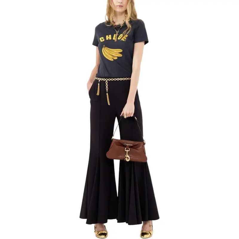 Chloé Banana Printed Crewneck T Shirt-1