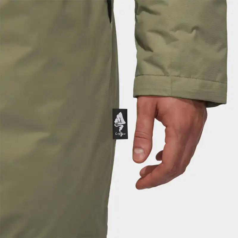 Adidas Down Jacket Men's Olive Green-4