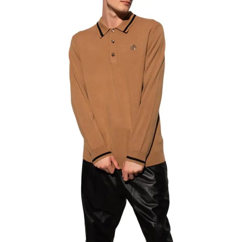 Burberry FW21 Polo Shirt Men's Camel-1
