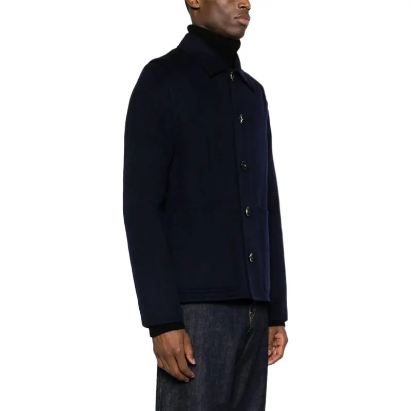 Ami Double Face Short Coat-2