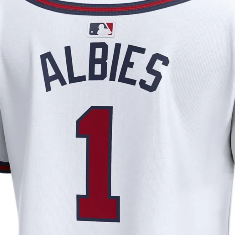 Nike Ozzie Albies Atlanta Braves Women's Nike Dri FIT Adv Mlb Limited Jersey-2
