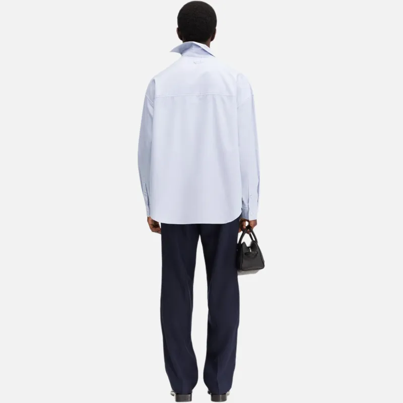 Jacquemus Le Cuadro Logo Embroidered Shirt-3