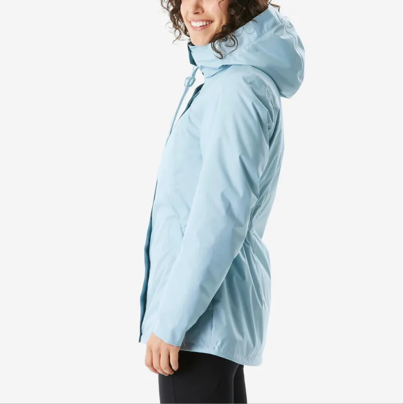 DECATHLON SH500 Jackets Coats Women's Light Blue Gray-4