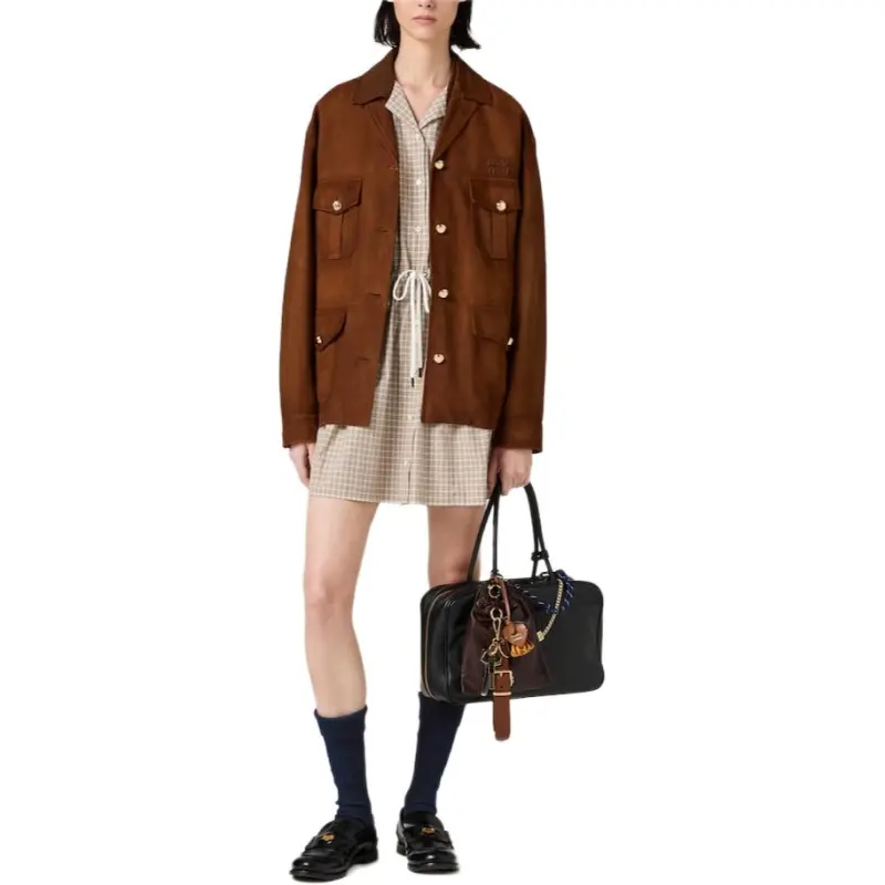 MIU MIU Checked Mini Dress-1