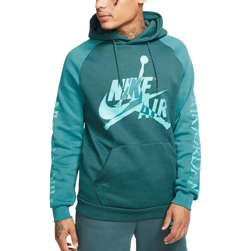JORDAN Sweatshirts Men Black Green-2