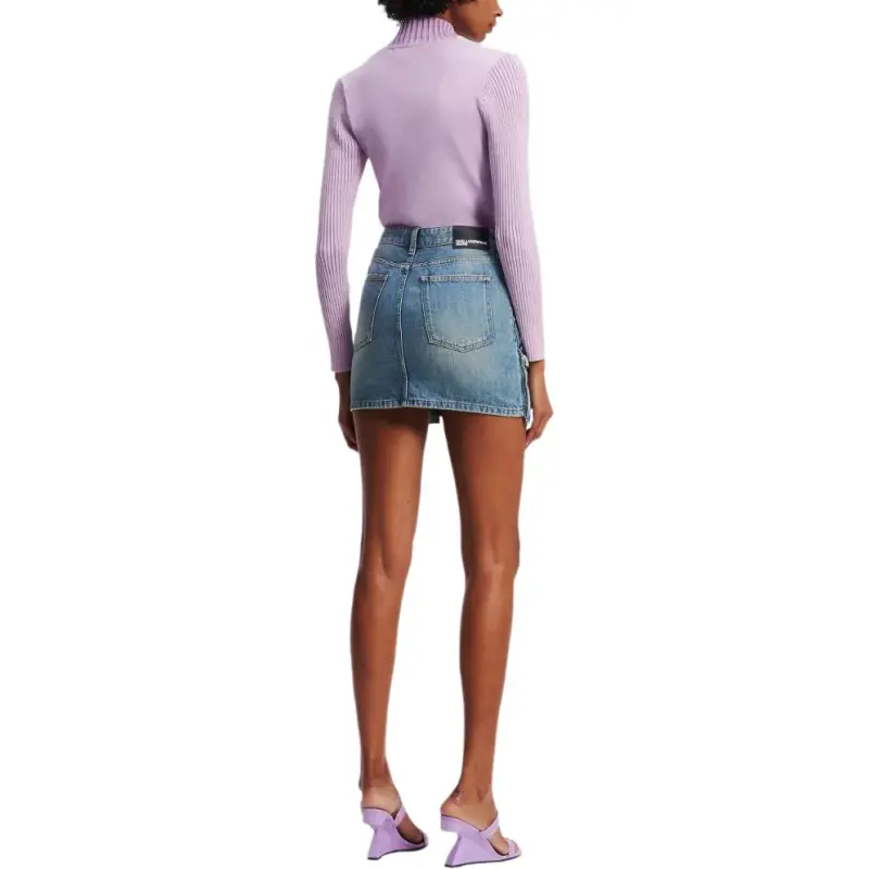 KARL LAGERFELD / Karl Lagerfeld Jeans Utility Denim Mini Skirt-4