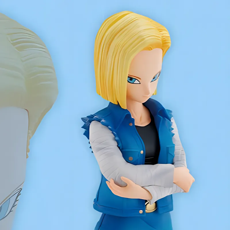 BANPRESTO Android 18 Glasses Factory Dragon Ball The Horror Of Artificial Humans Scale Figures-1