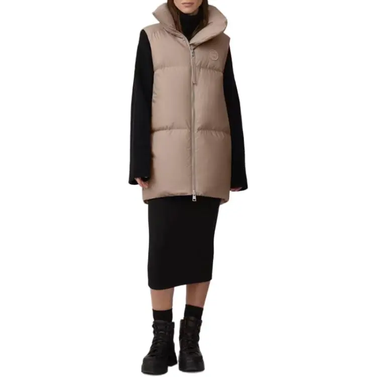 Canada Goose Garnet Series Vests Women's Khaki-4
