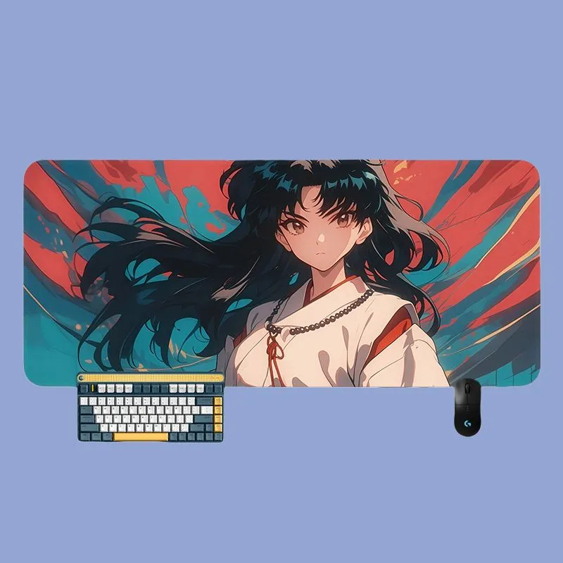 SHIBADU Rubber Inuyasha Extra Large Anime Computer Table Mat Desk Mat Good Looking Mouse Pad Mouse Pads-15