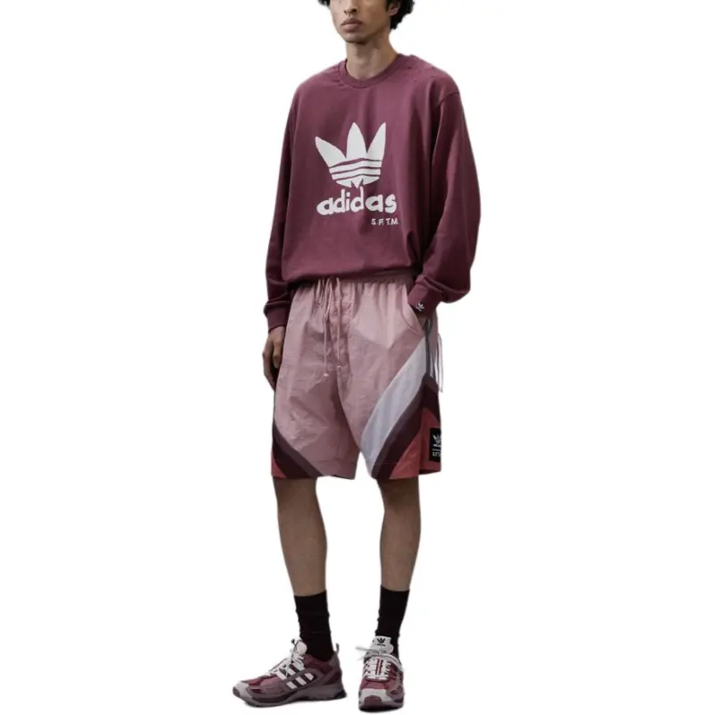 Adidas Originals x SONG FOR THE MUTE Casual Shorts Unisex Pink-2