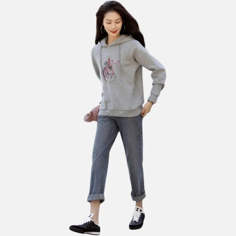 【dme】 Sweatshirt Women's Light Heather Gray-3