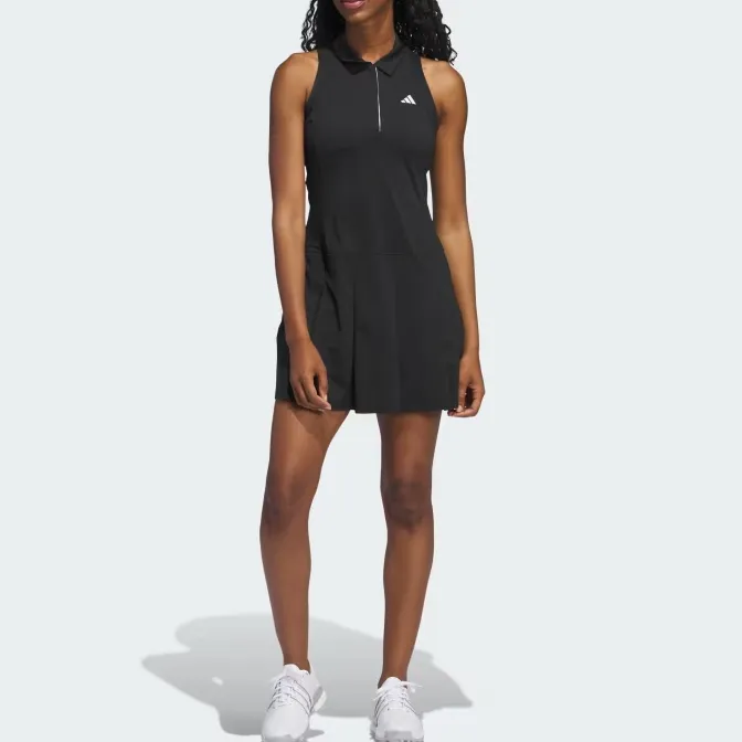 Adidas Free Shipping With AdiClub Women's Ultimate365 Tour Pleated Dress-2