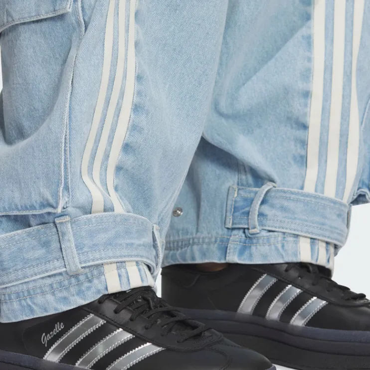 Adidas ADILLENIUM DENIM Jeans Women's Clear Blue-4