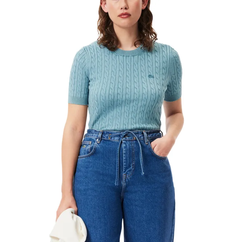 LACOSTE Cable knit Sweater-1