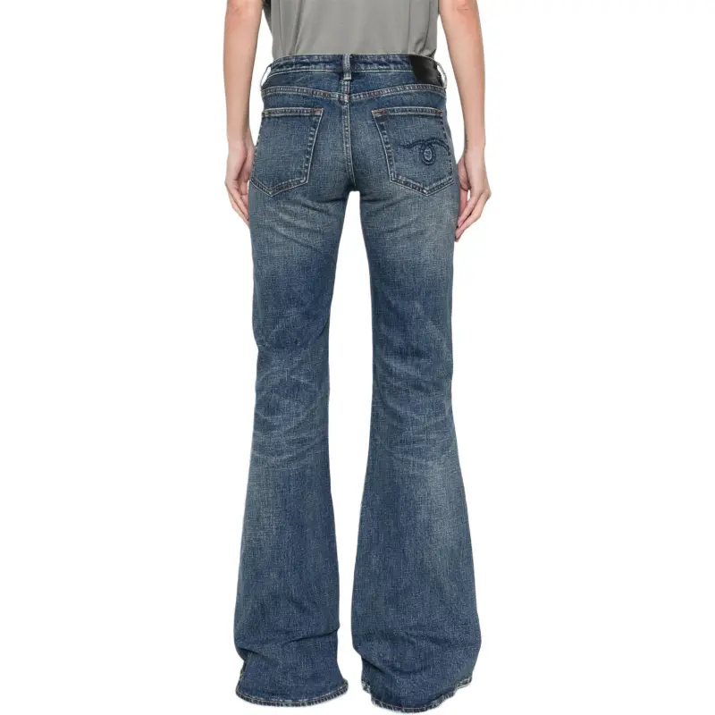 R13 Overflow Boy Flared Jeans-2