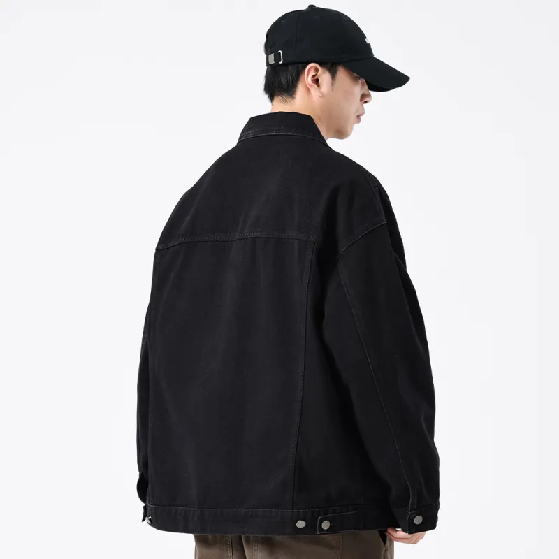 VALKOMM Denim Jacket Unisex Black-6