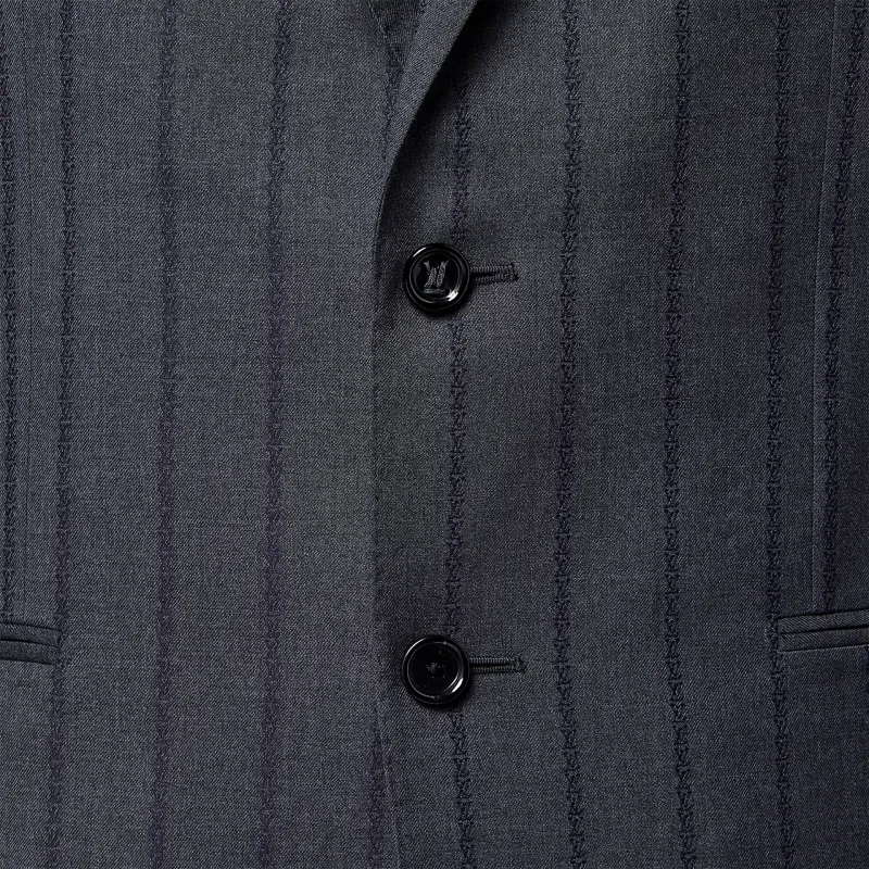 LOUIS VUITTON Single Breasted Wool Pont Neuf Jacket-3