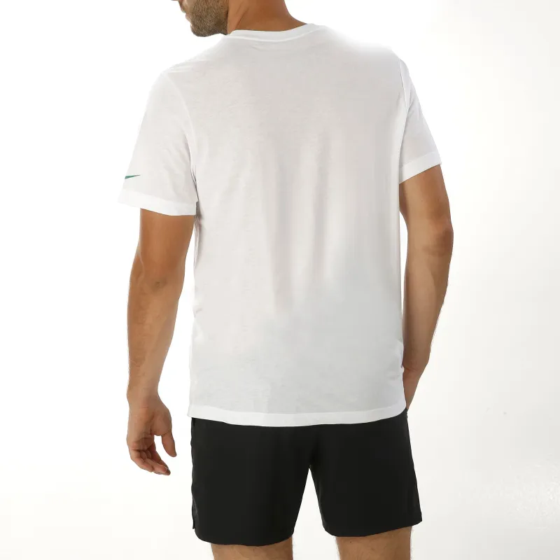 Nike T Shirts Men White-3